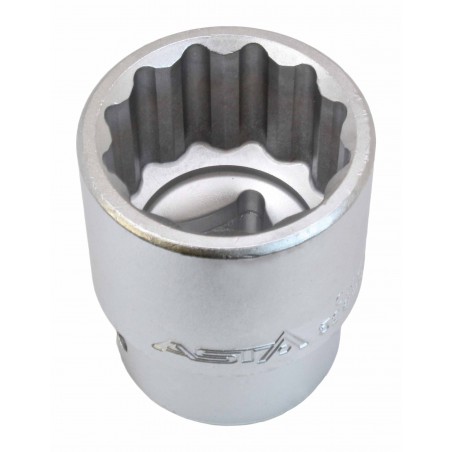 3/4” 12PT Short Hand Socket, 58mmL