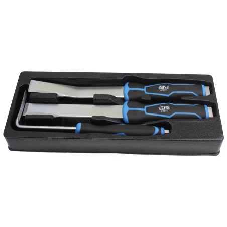 3PCS CUTTING CHISEL SET ( STRAIGHT, 30° OFFSET AND 90° ANGLE)