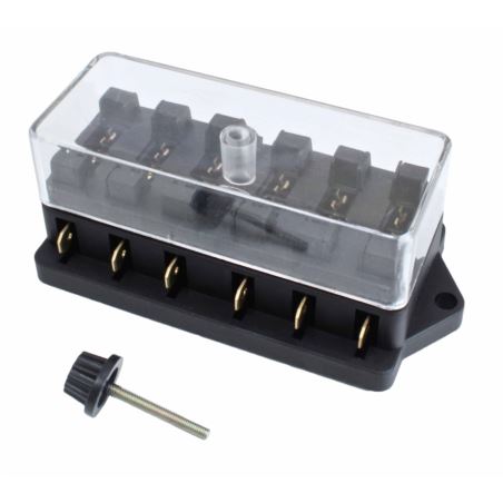 6 SLOT STANDARD BLADE FUSE HOLDER
