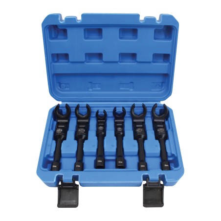 6PCS 3/8" DR. CROWFOOT WRENCH SET WITH JOINT