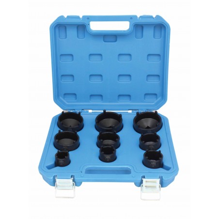 9PCS EXTERNAL TOOTH GROOVE NUT SOCKET SET