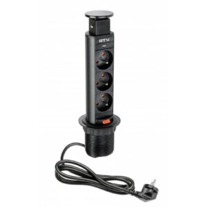 Pull-out desk outlet fi 60