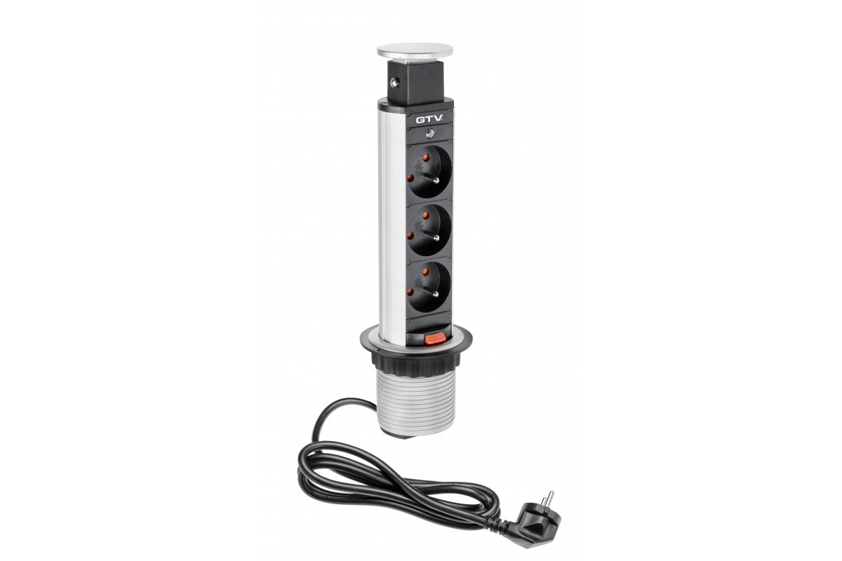 Pull-out desk outlet fi 60