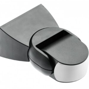 Microwave motion sensor CM-9, max. 1200 W, detection angle 180°, range 5-15 m ± 1.5-3.5 m, IP65, black