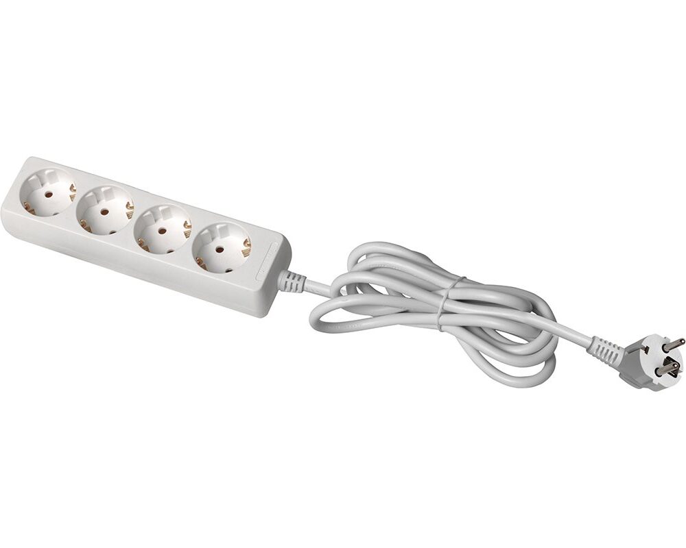 Extension cord schuko 4 sockets, 3 m