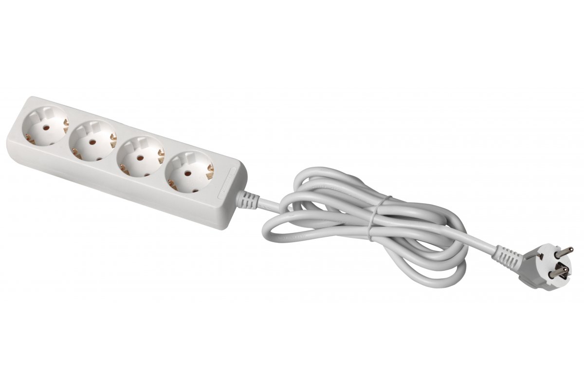 Extension cord schuko 4 sockets, 5 m