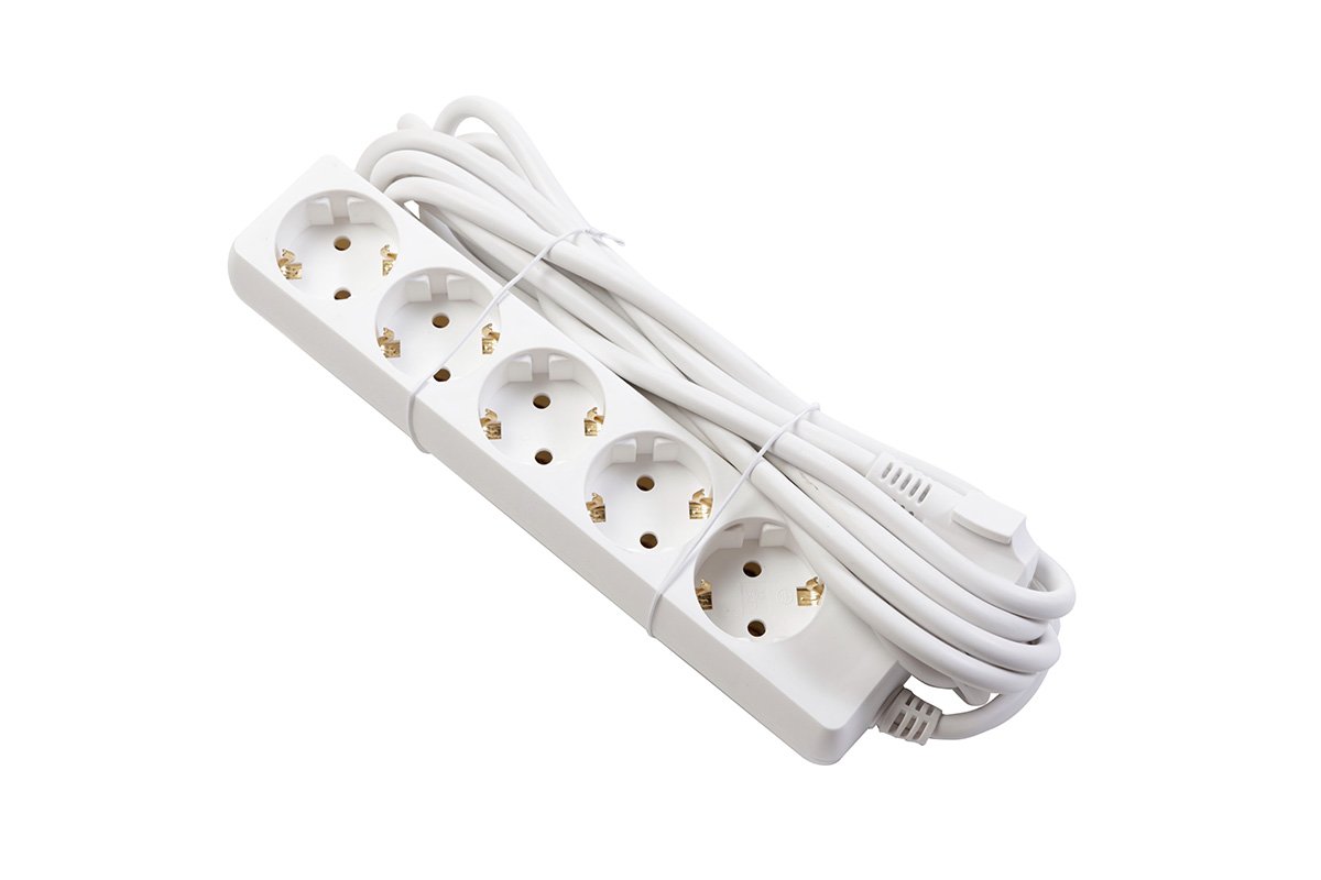 Extension cord schuko 5 sockets, 5 m