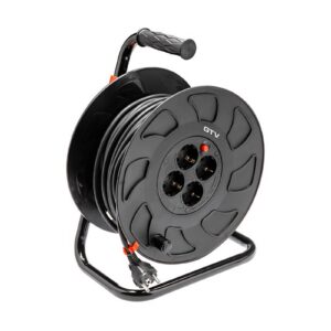 Drum extension cord 3x1.5 mm2, 30 m, 4x schuko