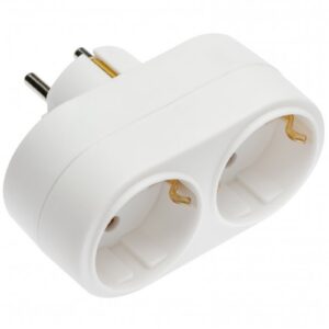 Schuko socket splitter 1 to 2