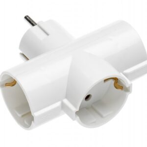 Schuko socket splitter 1 to 3