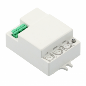 Microwave motion sensor SRC812 MINI2, max. 500 W, detection angle 360°, range 1-8 m, IP20, white