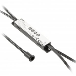 Non-contact switch, 1-mode MIKRO, max. 36 W, DC12V, 1 sensor, black