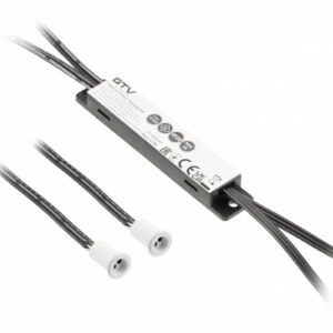 Non-contact switch, 1-mode MIKRO, max. 36 W, DC12V, 2 sensors, white