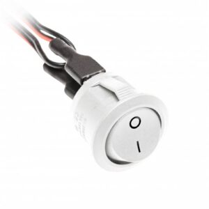 Key switch, max. 36 W, DC12V, white