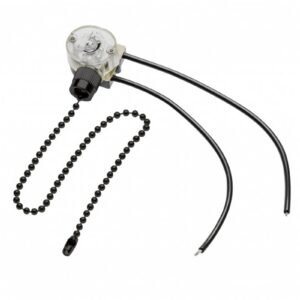 Chain switch, max. 750 W, AC220-240V, black