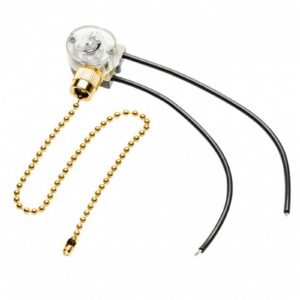 Chain switch, max. 750 W, AC220-240V, gold