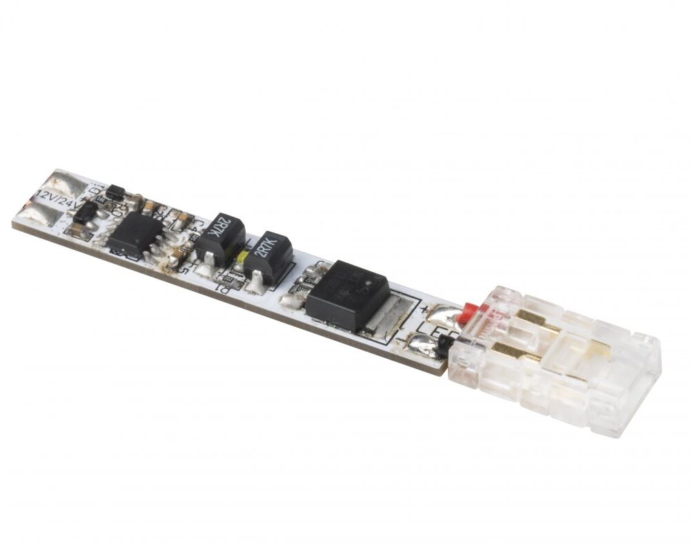 Touch switch for profile, dimmable, max. 60-120 W, DC12-24V, IP20, connector COB