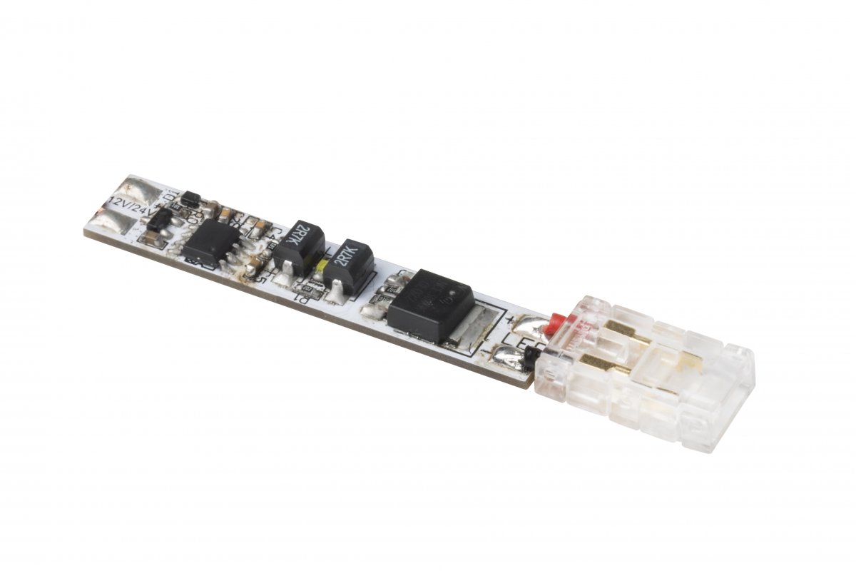 Touch switch for profile, dimmable, max. 60-120 W, DC12-24V, IP20, connector COB