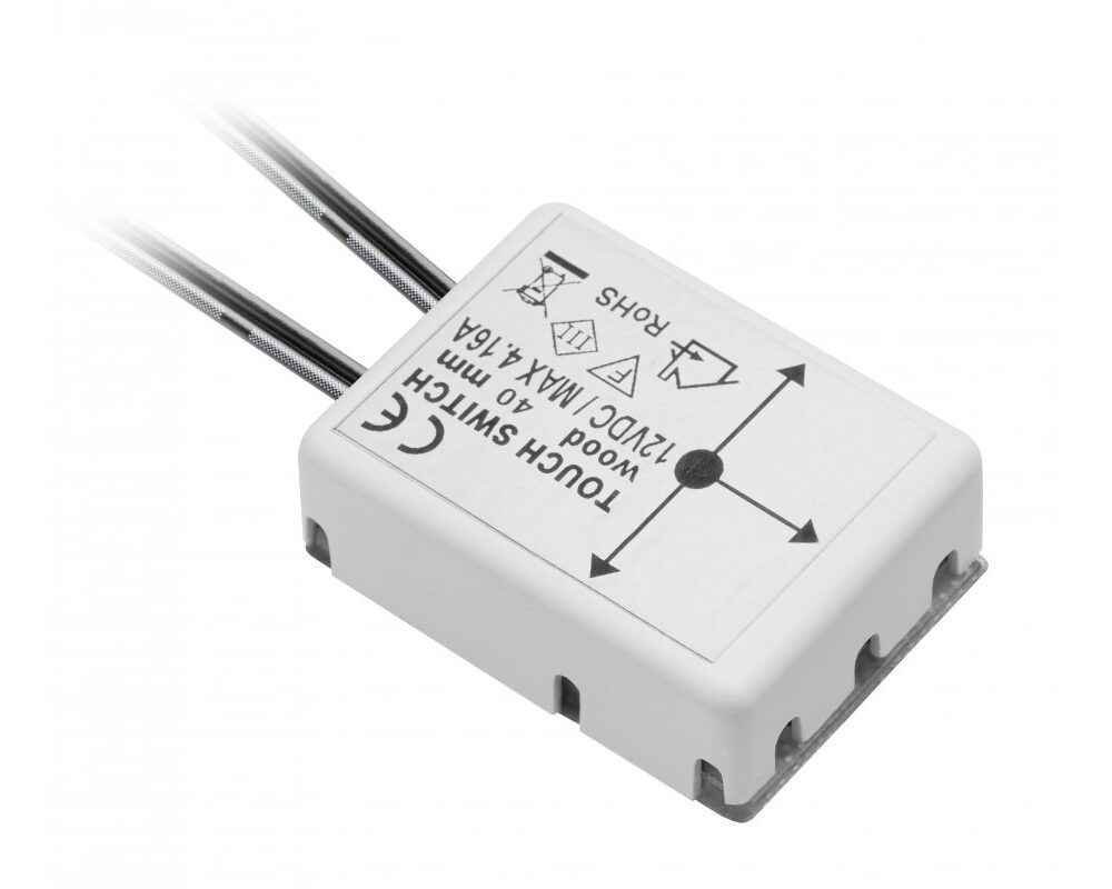 Non-contact switch under the table top, max. 50 W, DC12V, IP20, cable 1.5 m