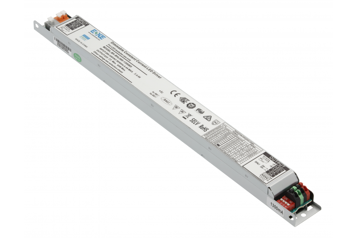 Constant current power supply DALI regulated 850-1300mA 3-54V SELV class 1, BOKE