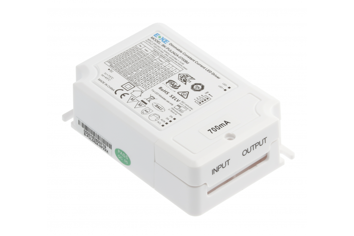 Constant current power supply DALI regulated 250-700mA 3-84V SELV class 2, BOKE