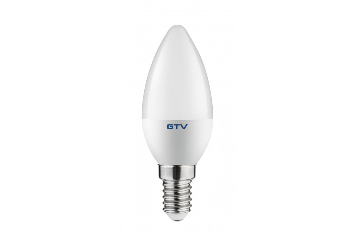 LED Bulb E14, C30, 6 W, 520 lm, 6400K, AC180-250V, 160°