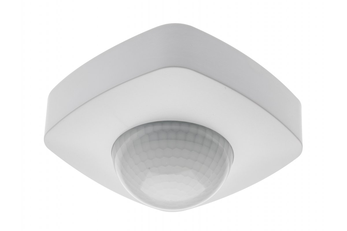 Motion and presence sensor CO-1, max. 2000 W, detection angle 360°, range 20 m ± 2.2-6 m, IP65, white