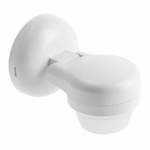 Motion and presence sensor CO-3, max. 1200 W, detection angle 360°, range 24 m, IP65, white