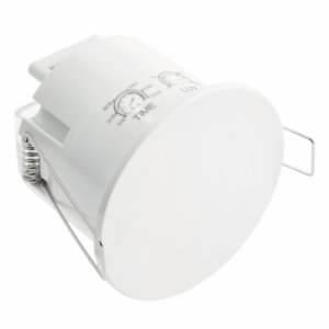 Microwave motion and presence sensor CO-4 HF, max. 1200 W, detection angle 360°, range 6 m, IP44, white