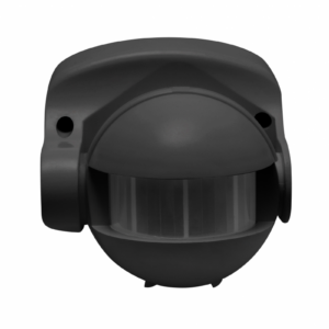 CR-1 Motion Sensor, max.1200W, AC220-240V, 180° angle, 10m range, IP44, black