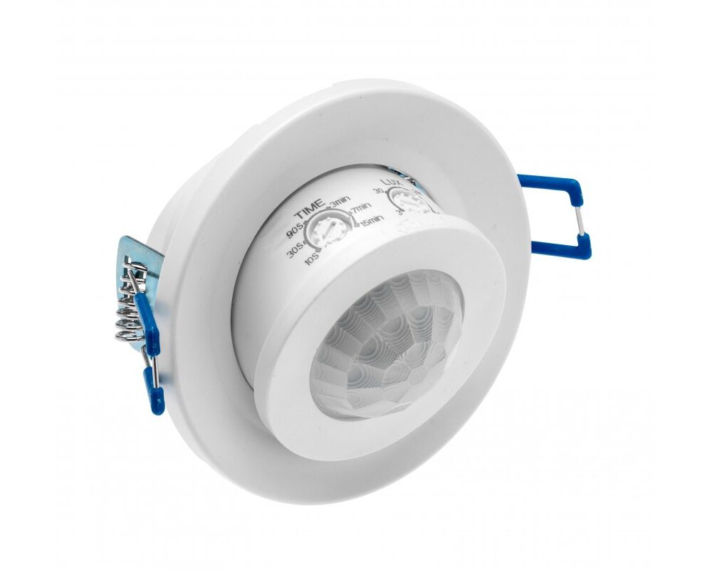 Motion sensor CR-15, max. 800 W, detection angle 360°, 8 m ± 2.2-4 m, IP20, white
