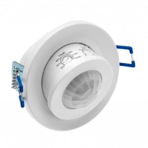 Motion sensor CR-15, max. 800 W, detection angle 360°, 8 m ± 2.2-4 m, IP20, white
