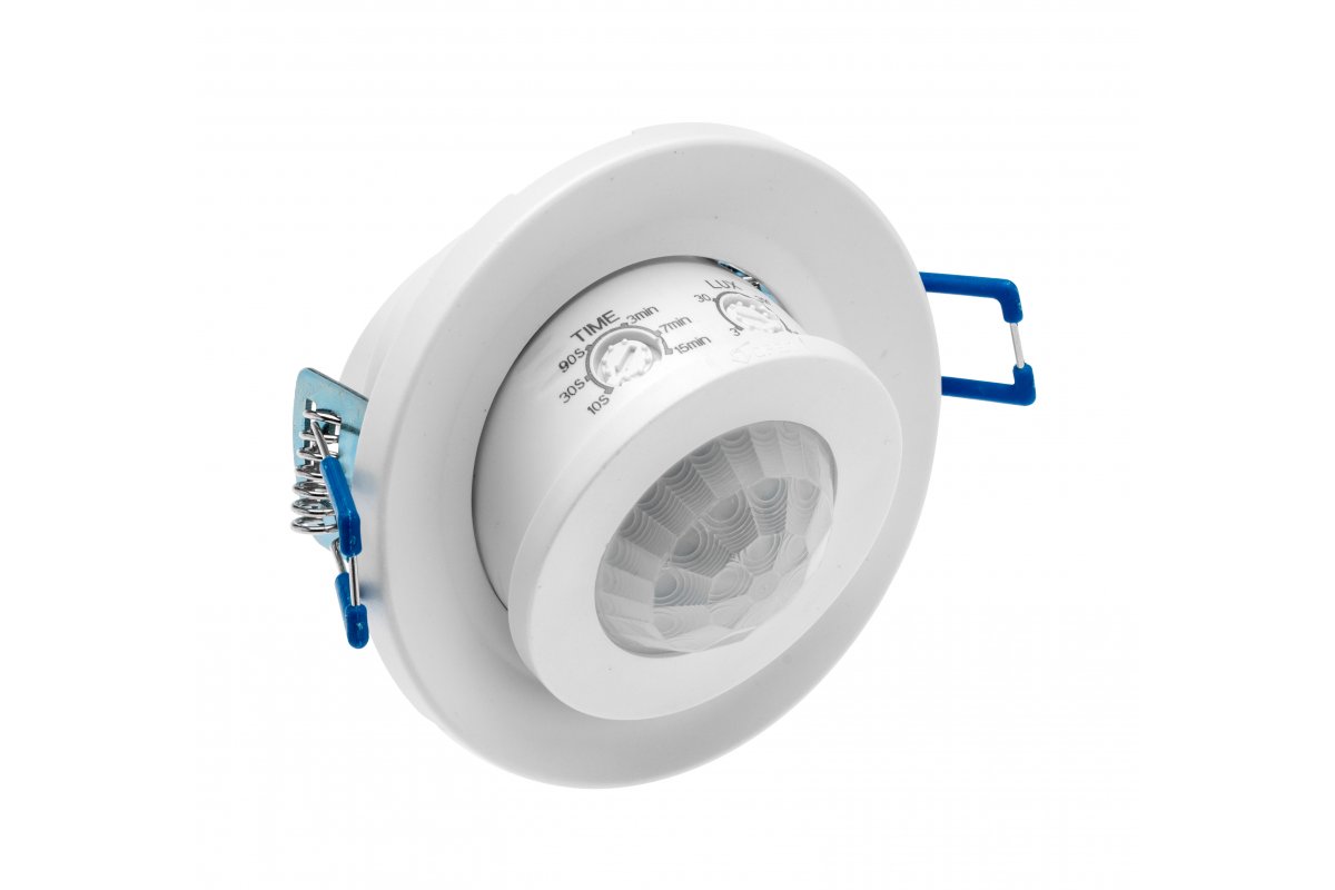 Motion sensor CR-15, max. 800 W, detection angle 360°, 8 m ± 2.2-4 m, IP20, white