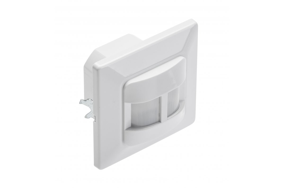 Motion sensor CR-16, max. 500 W, detection angle 190°, range 9 m, IP20, white