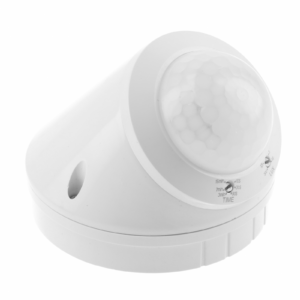Motion sensor CR-17, max. 800 W, detection angle 360°, range 10 m, IP65, white
