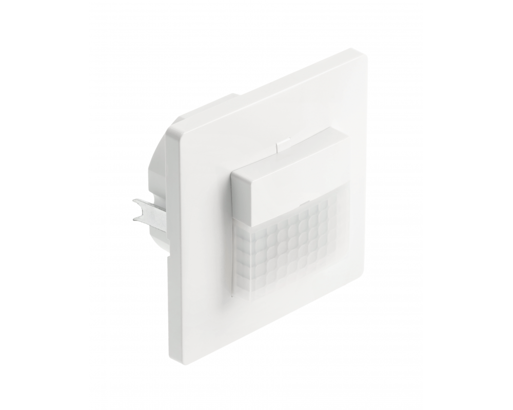 Motion sensor CR-20, max. 500 W, detection angle 120°, range 10 m ± 1-1.8 m, IP20, white