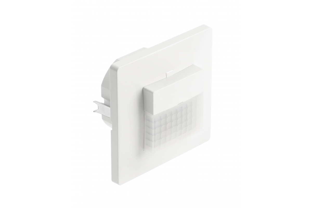 Motion sensor CR-20, max. 500 W, detection angle 120°, range 10 m ± 1-1.8 m, IP20, white
