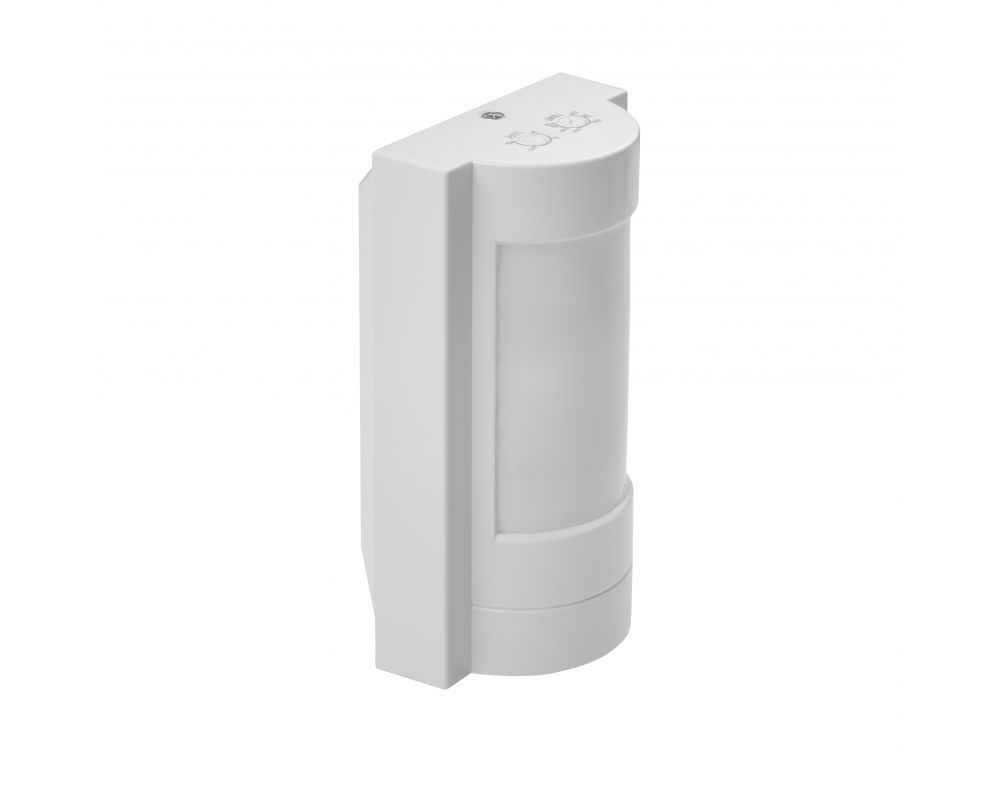 Motion sensor CR-23 PET, max. 1200 W, detection angle 120°, range 12 m ± 1.8-2.2 m, IP65, white
