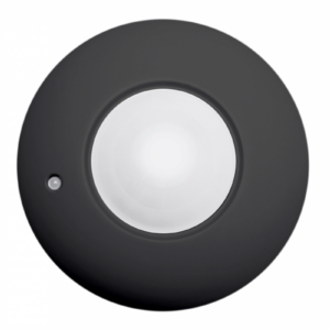 Motion sensor CR-3, max. 1200 W, detection angle 360°, range 6 m ± 2.2-4 m, IP20, black
