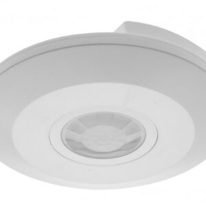 Motion sensor CR-3 MINI, max. 2000 W, detection angle 360°, range 6 m ± 2.2- 4 m, IP20, white