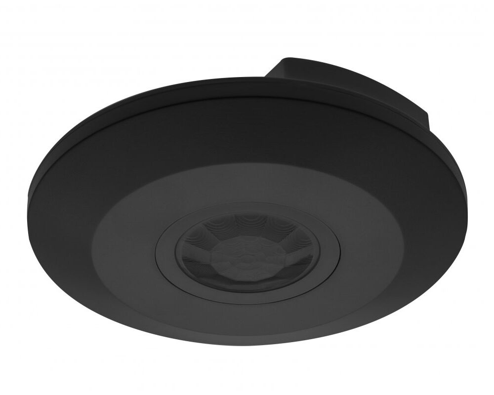 CR-3 MINI Motion Sensor, max.2000W, AC220-240V, 360° angle, 6m range, IP20, black