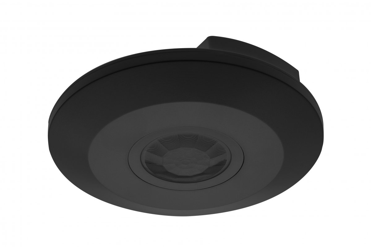 CR-3 MINI Motion Sensor, max.2000W, AC220-240V, 360° angle, 6m range, IP20, black