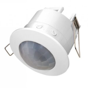 Motion sensor CR-5, max. 1200 W, detection angle 360°, range 6 m ± 2.2-4 m, IP20, white