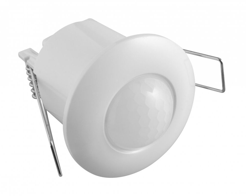 Motion sensor CR-5 MINI, max. 800 W, detection angle 360°, range 6 m ± 2.5-4 m, IP20, white