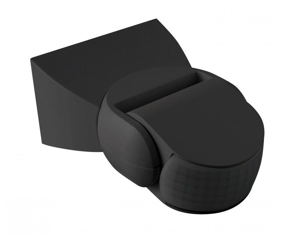 CR-9 Motion Sensor, max.1200W, AC220-240V, 180° angle, 8m range, IP65, black