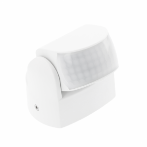Motion sensor CR-9 MINI, max. 1200 W, detection angle 180°/360°, range 12 m, IP65, white