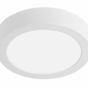 G-TECH LED luminaire FABRO, 12 W, 1200 lm, 4000K, AC220-240V, IP40, surface-mounted, round, white