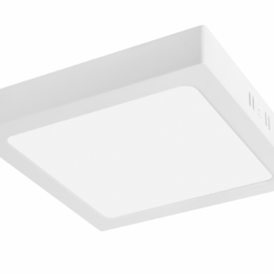 G-TECH LED luminaire FABRO, 18 W, 1800 lm, 4000K, AC220-240V, IP40, surface-mounted, square, white