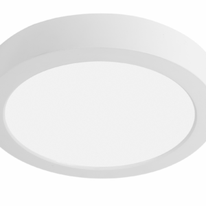 G-TECH LED luminaire FABRO, 18 W, 1800 lm, 4000K, AC220-240V, IP40, surface-mounted, round, white