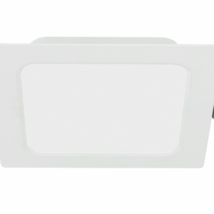 G-TECH LED luminaire FABRO, 9 W, 800 lm, 4000K, AC220-240V, IP40, recessed, square, white